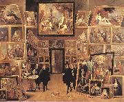 TENIERS, David the Younger Archduke Leopold Wilhelm in his Gallery fyjg china oil painting reproduction